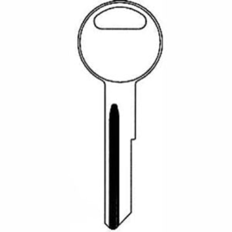 Y149 S1770U Box of 50 Nickel Plated Key Blanks