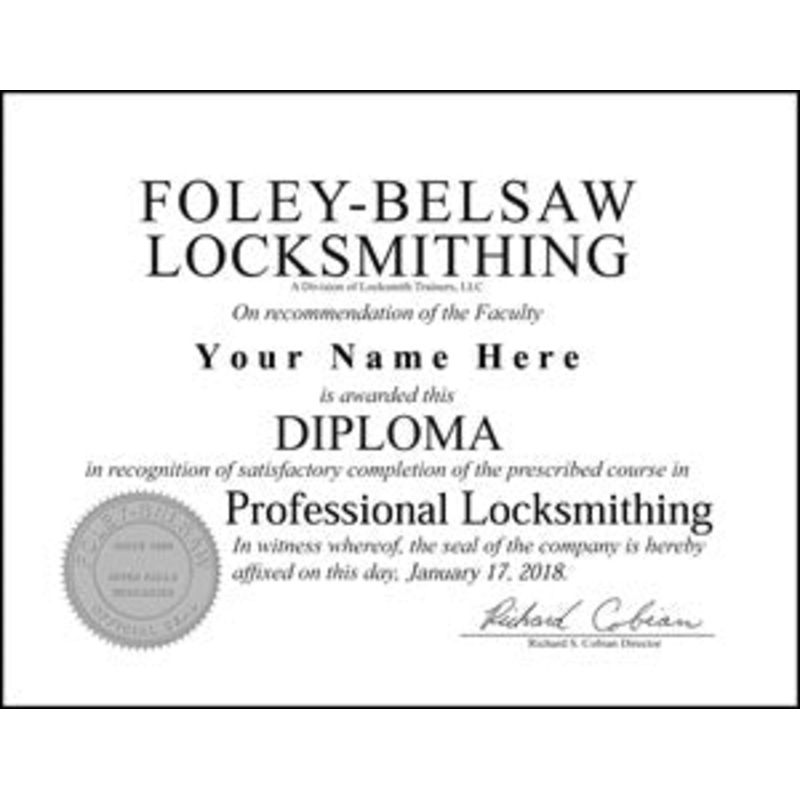 Diploma Hard Copy with Embossed Seal