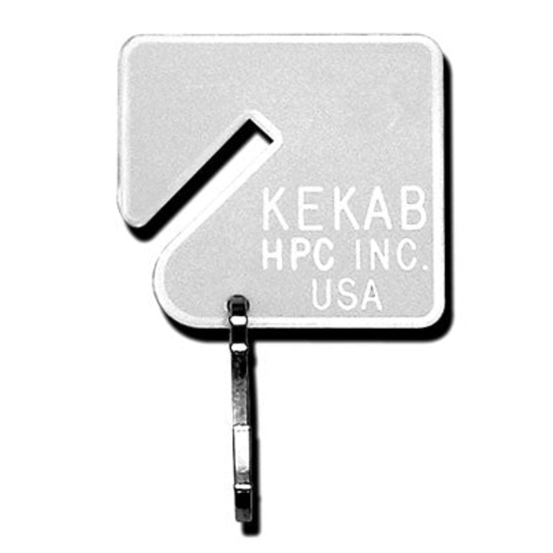 Key Tags for KeKab White Plain Package of 20 PLT-20
