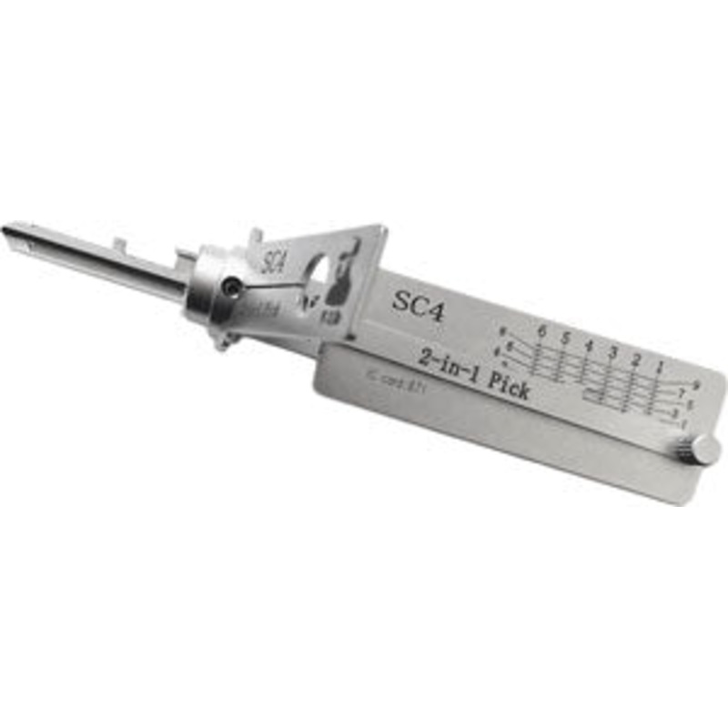 Lishi SC4 2-in-1 Pick and Decoder for Schlage 6 pin Locks with the C keyway
