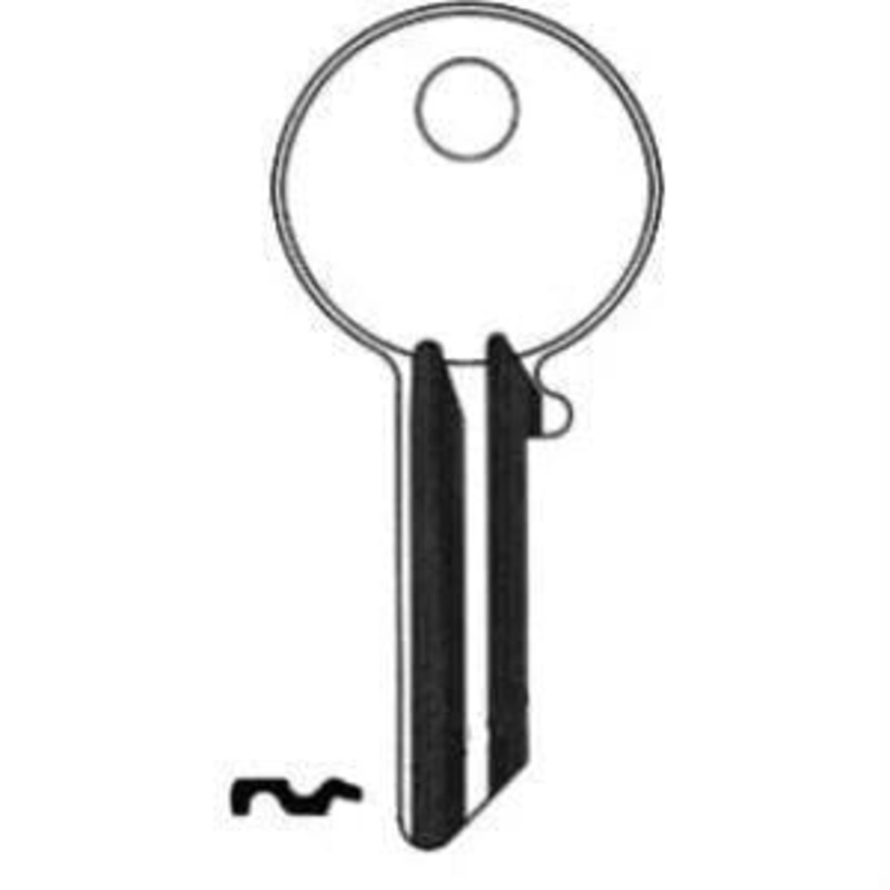 Y52 997E Box of 50 Brass Key Blanks