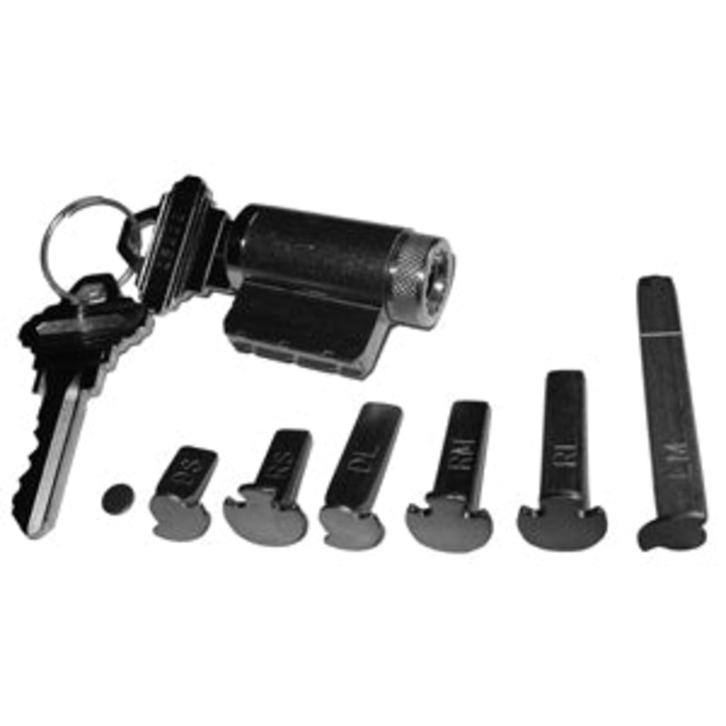 15996YG-26D-0B ILCO Key in Knob Cylinder with Yale 78 (Y78/998GA) Keyway 0-bitted Satin Chrome Finish