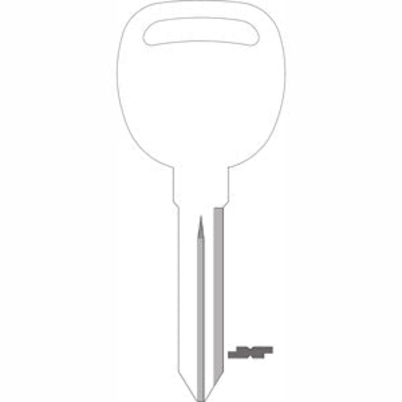 B91 P1111 Box of 50 Nickel Plated Key Blanks