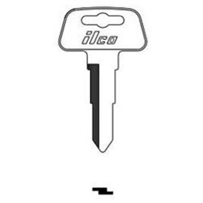 HD58 Bag of 10 Nickel Plated Brass Key Blanks
