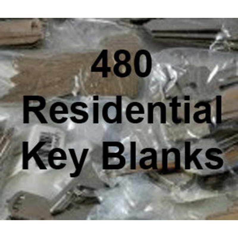 Residential House Key Blank Assortment 480 key blanks 153-008X
