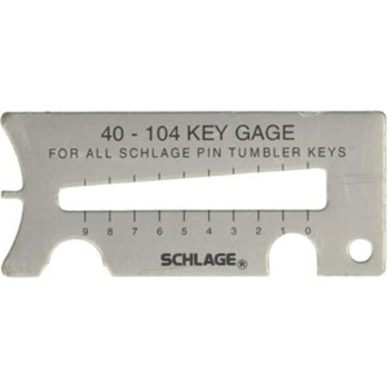 Schlage 40-104 Key Gauge