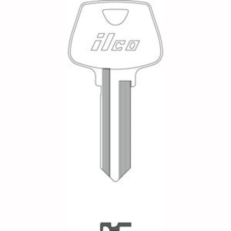 1010 S3 Bag of 10 Nickel Plated Brass Key Blanks