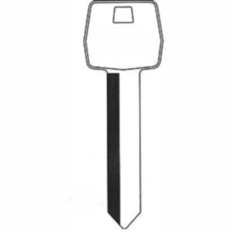 1190LN H60 Bag of 10 Nickel Plated Brass Key Blanks