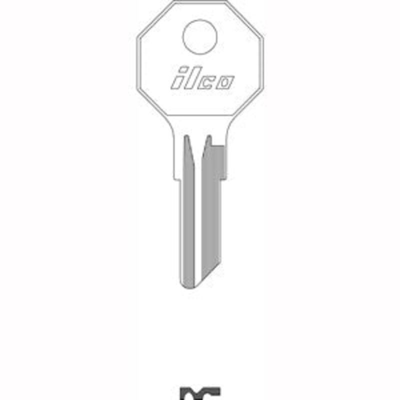 H1122M T2 Bag of 10 Nickel Plated Brass Key Blanks