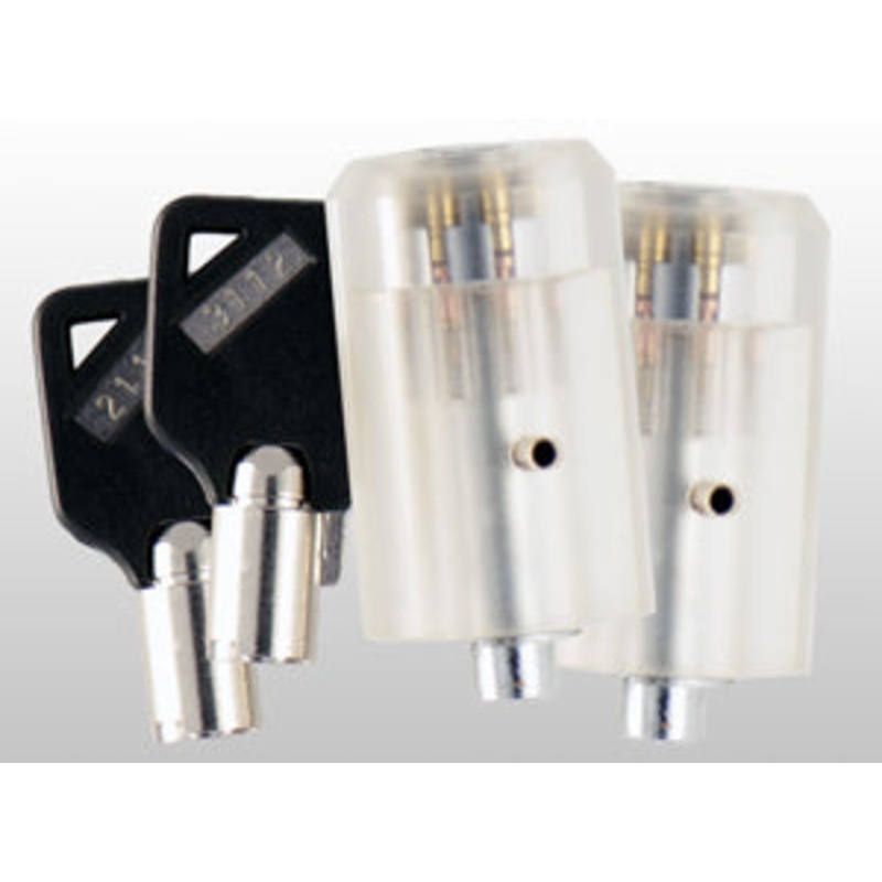 See Through Tubular Practice Locks