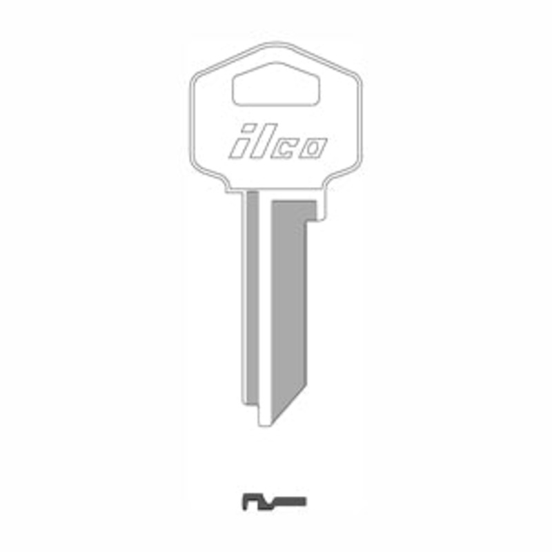 TE3 HR2 Bag of 10 Brass Key Blanks