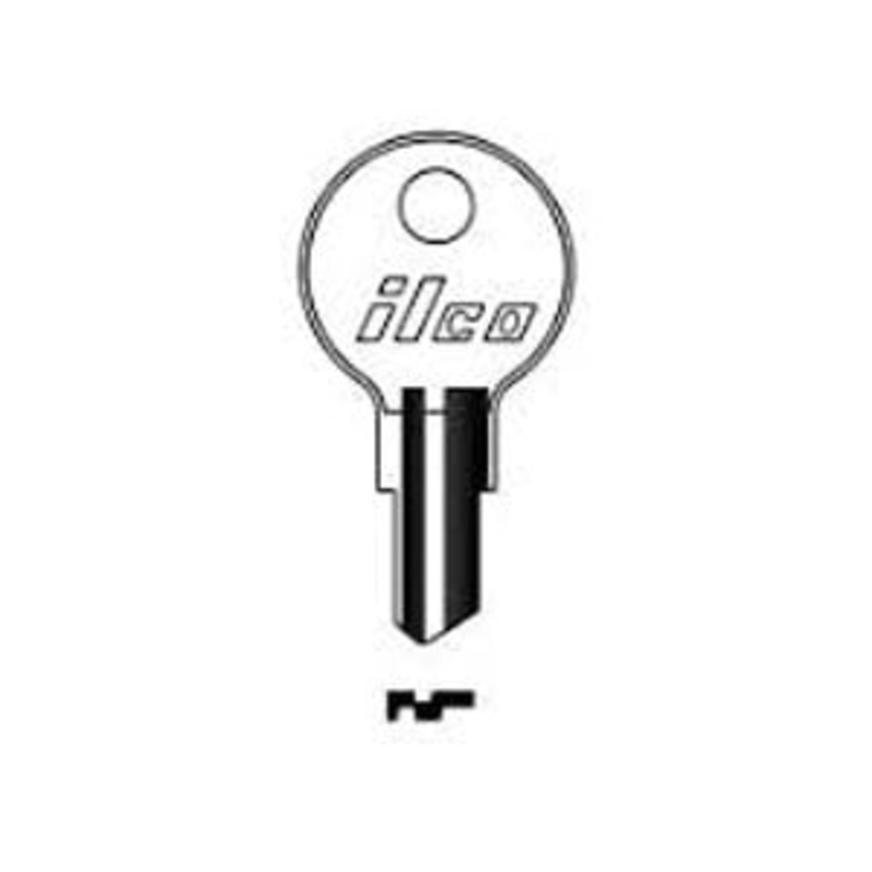 S1041T Bag of 10 Nickel Plated Brass Key Blanks