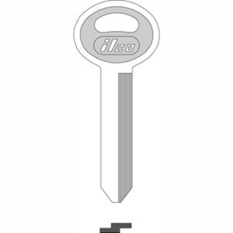 S1167FD H50 Bag of 10 Nickel Plated Brass Key Blanks
