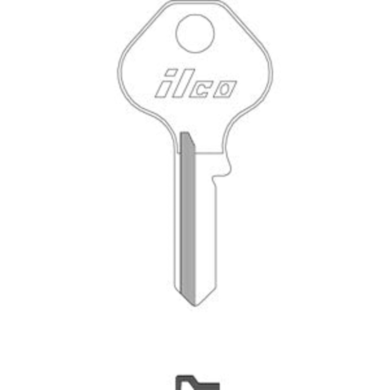 1092NR M16 Bag of 10 Nickel Plated Brass Key Blanks