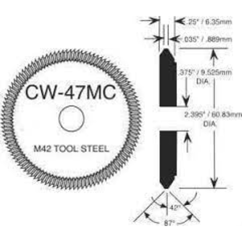 CW-47MC Cutter for HPC Blitz 1200 machines