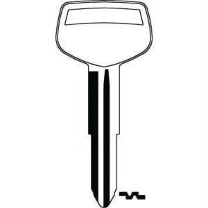 TR40 X174 Box of 50 Nickel Plated Key Blanks