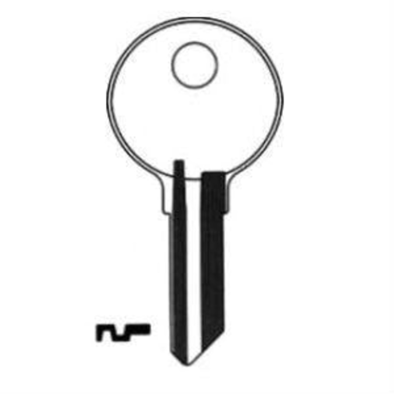 RO1 1069 Box of 50 Brass Key Blanks