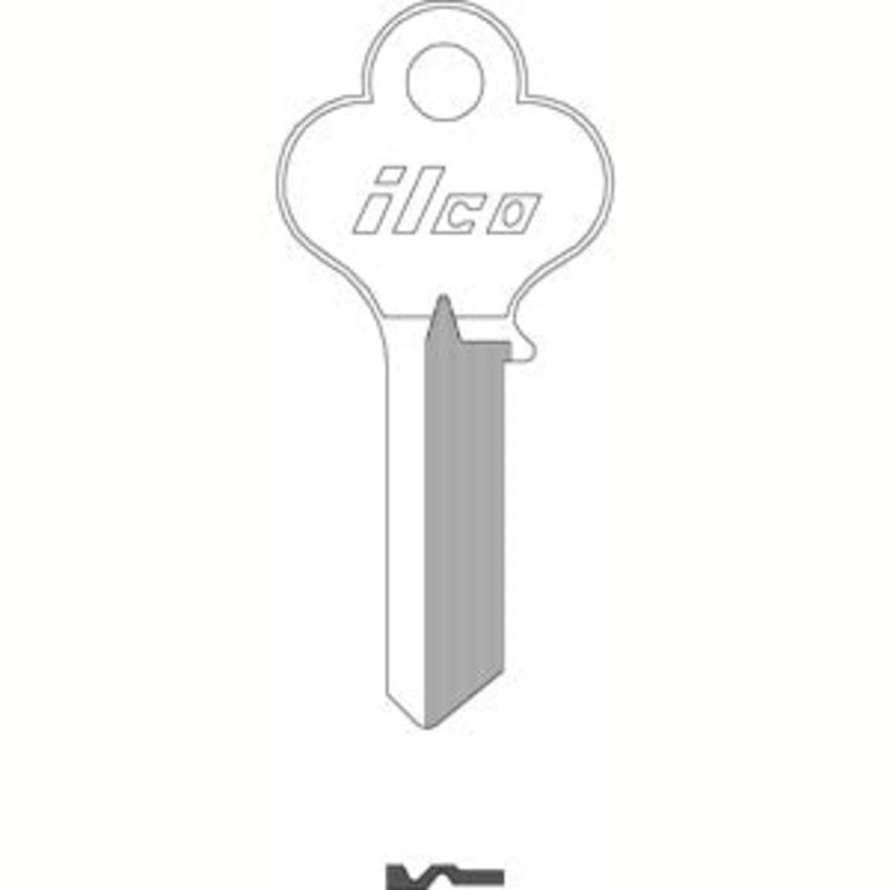X1014L LO1 Bag of 10 Nickel Plated Brass Key Blanks
