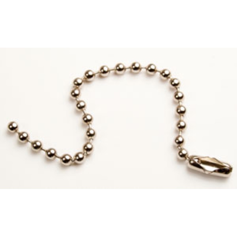 Brass Beaded Key Chain Loops 4-1/2 Long Pack of 100