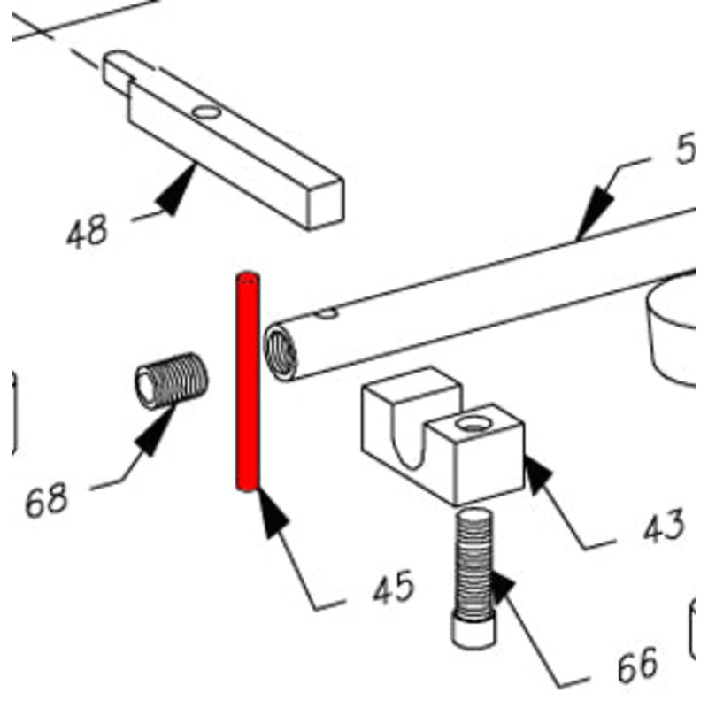 RY2045 Secondary Pin for Rytan Punch Machines