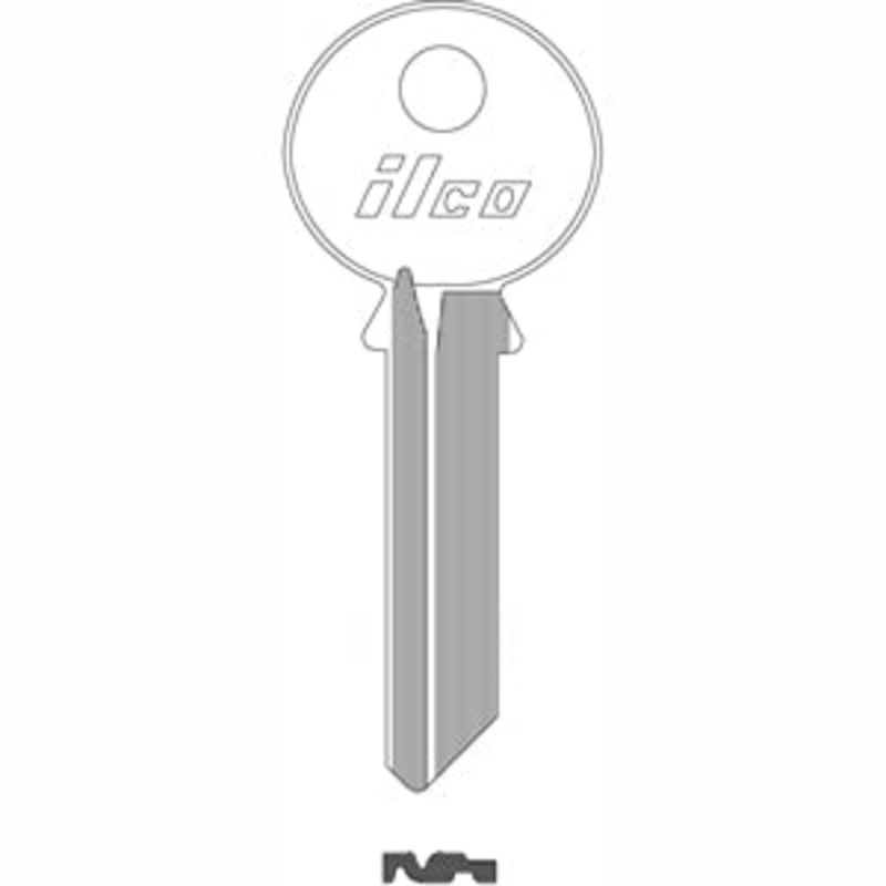 S998GA Bag of 10 Nickel Plated Brass Key Blanks