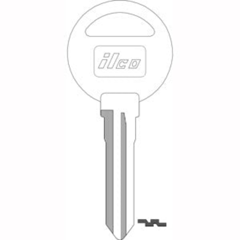 X131 MZ13 Bag of 10 Brass Key Blanks