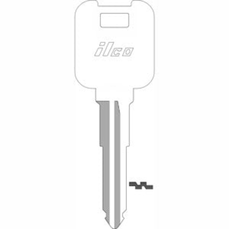 X201 MZ19 Bag of 10 Nickel Plated Brass Key Blanks