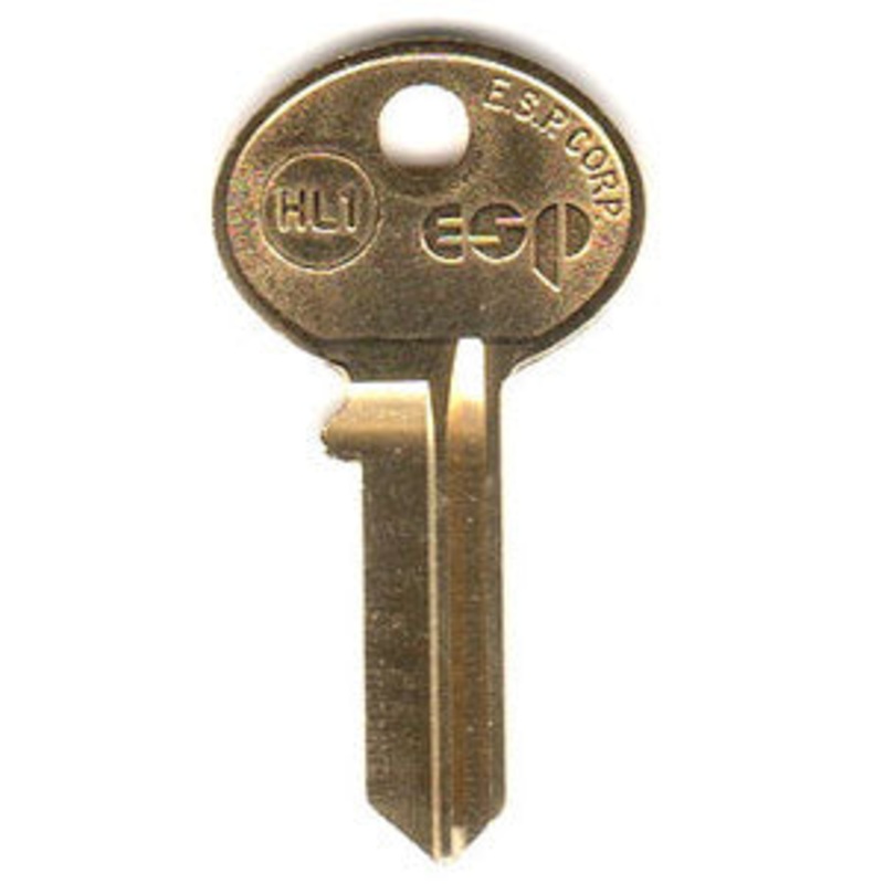HL1 CO106 Box of 50 Brass Key Blanks