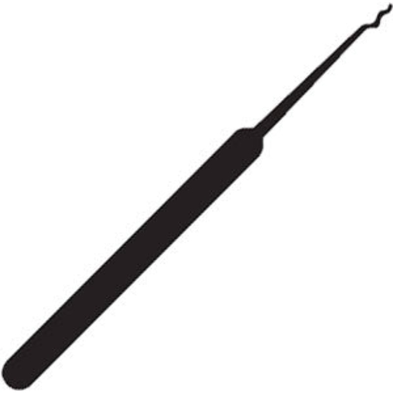 HPC Double Rake Pick P-12 (Plain Handle)