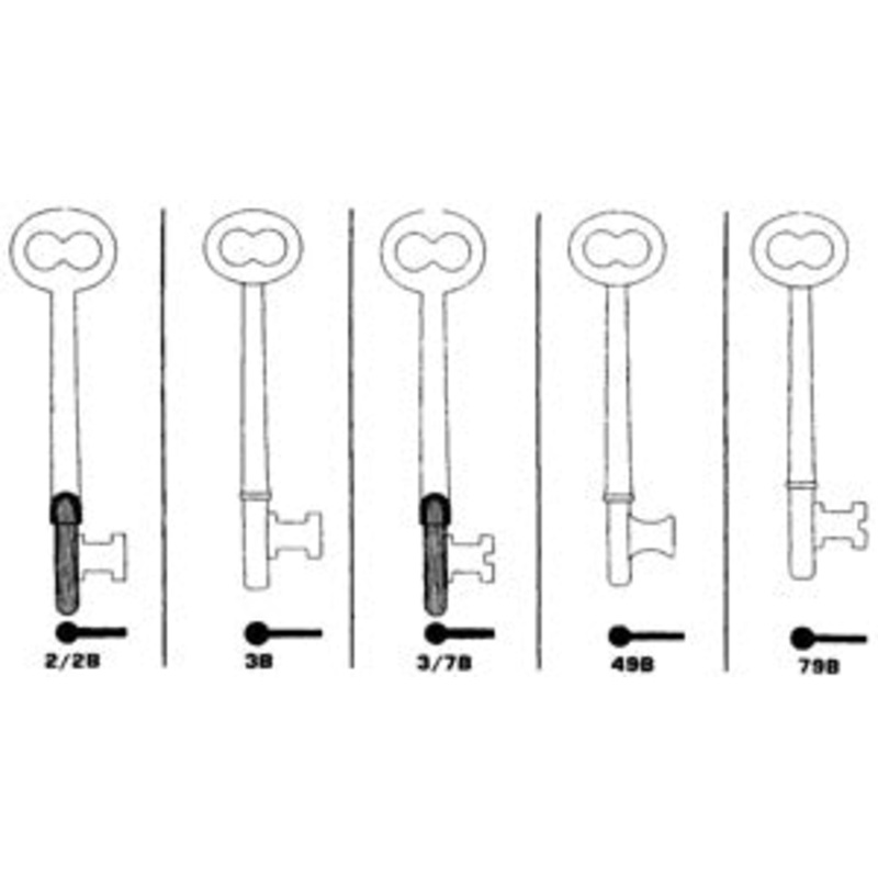 ILCO Bit Key and Skeleton Key Assortment 2SKA