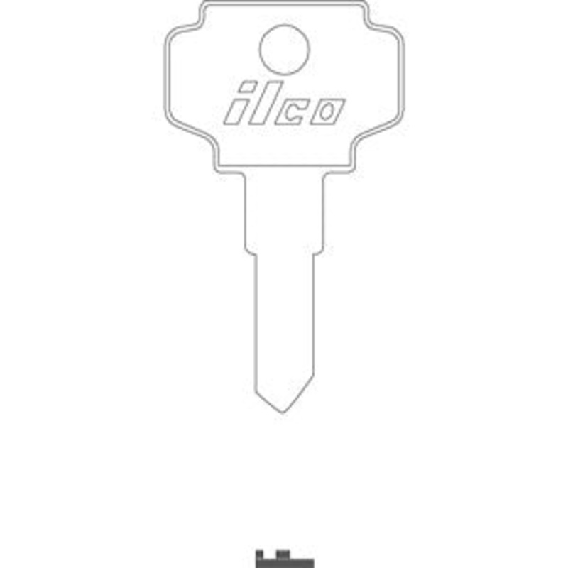 K1122D BN1 Bag of 10 Nickel Plated Key Blanks fits some Bargman RV locks
