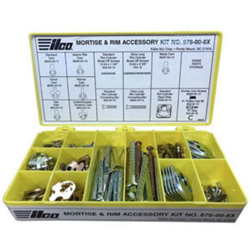 Mortise & Rim Cylinder Parts Kit 876-00-8X