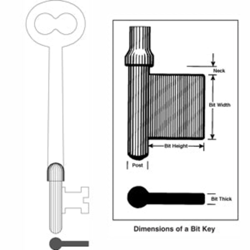 7B Bit Key Sold 1 Each