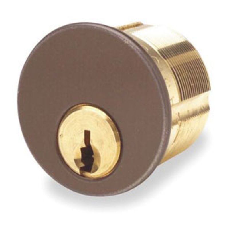 1-1/8 Mortise Cylinder Schlage Everest C145 0-Bitted Duranodic Brown Finish 7186EB-46-0B