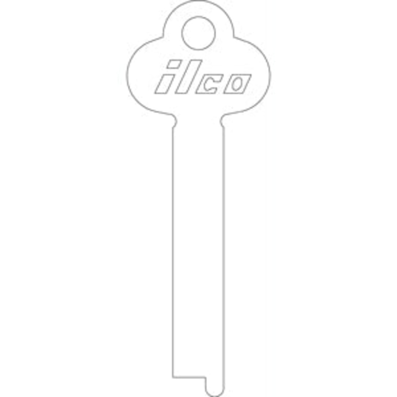 1221L Steel Key Blanks Bag of 10