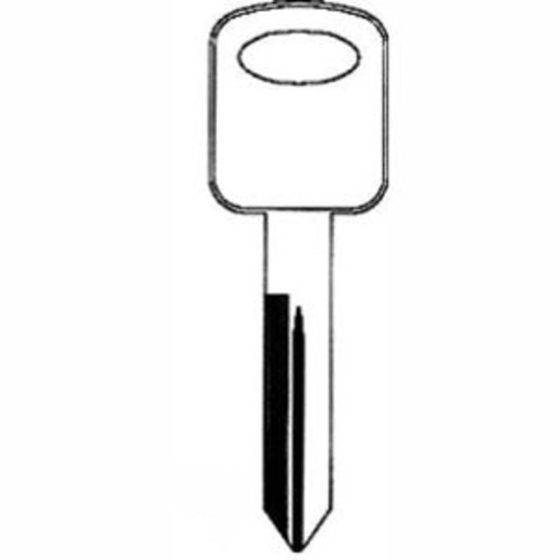 H75 1196FD Box of 50 Nickel Plated Key Blanks