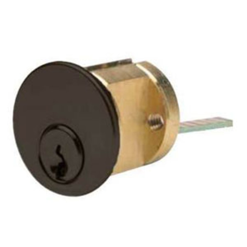 Rim Cylinder Schlage Everest EA C123 Keyway 46 Duranodic Brown Finish 7076EA10-46-0B