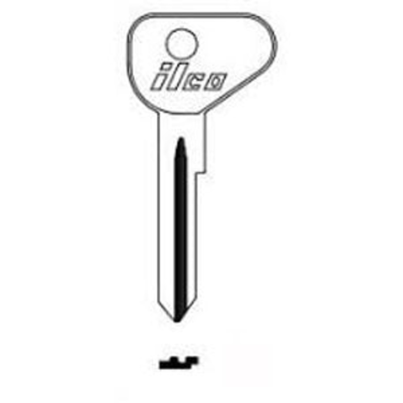 VW71A Bag of 10 Nickel Plated Brass Key Blanks