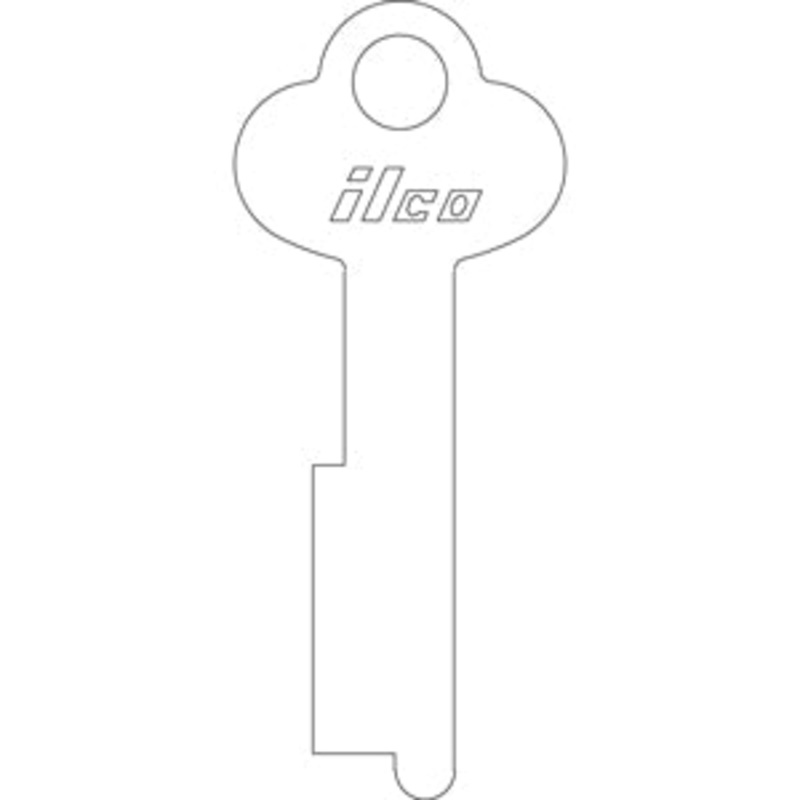 1243D Bag of 10 Steel Key Blanks