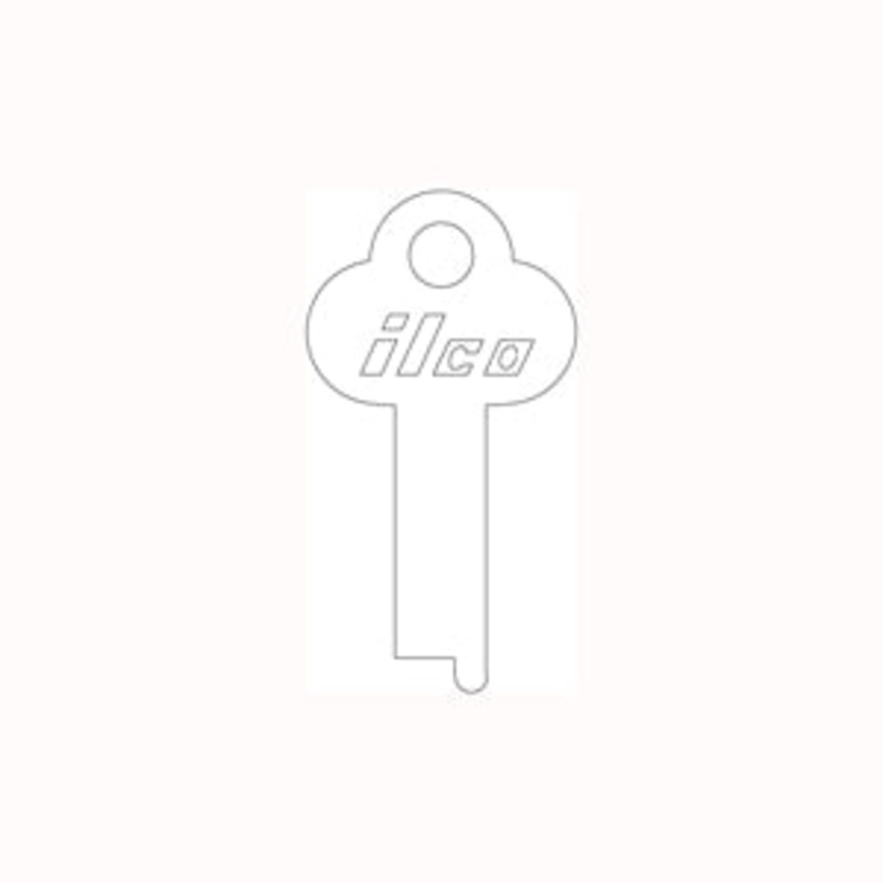 1270C Bag of 10 Flat Steel Key Blanks