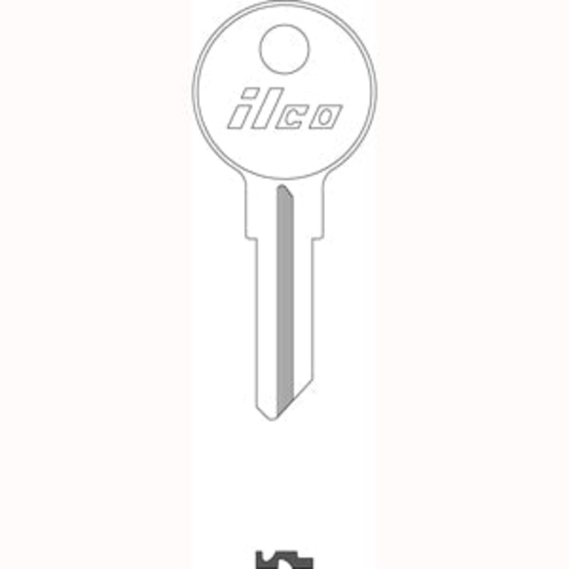 1561 Bag of 10 Nickel Plated Brass Key Blanks 1919 key