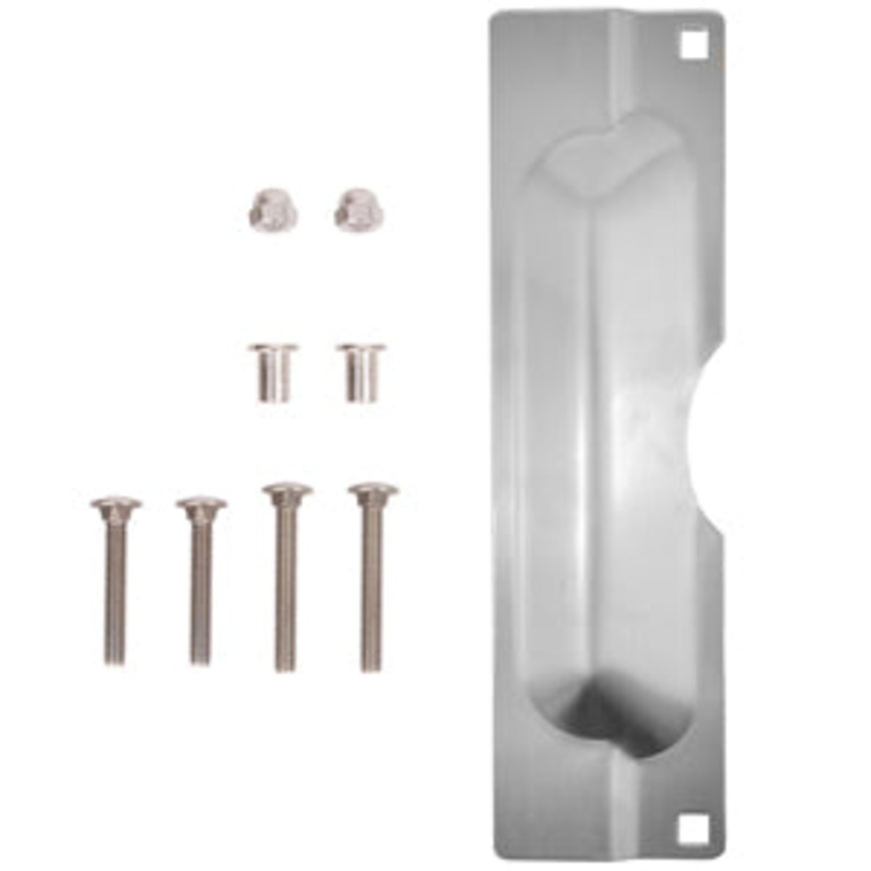 3 x 11 Latch Protector without Security Pin – Satin Stainless Steel Finish 50112-32D