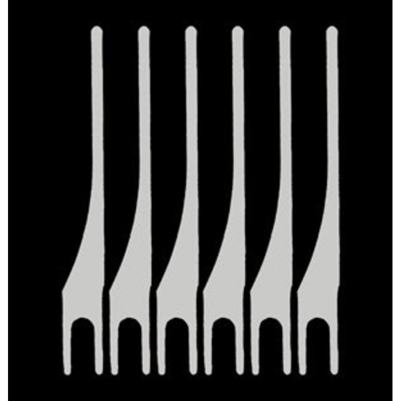 6 Pack of Government Steel Pick Gun Tips – Straight
