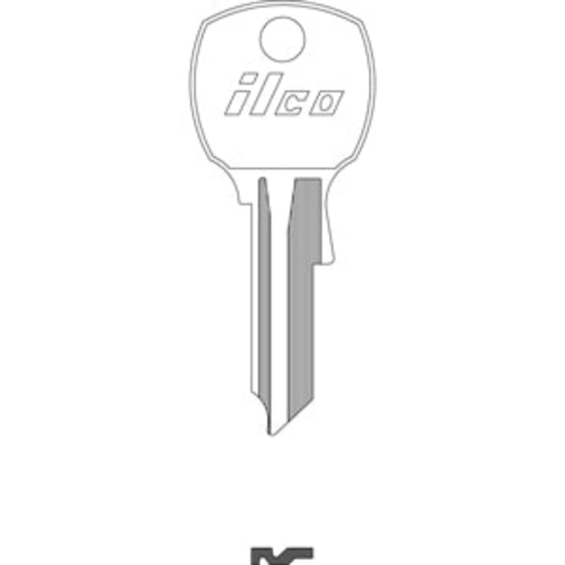S1064A Bag of 10 Nickel Plated Brass Key Blanks fits some NCL