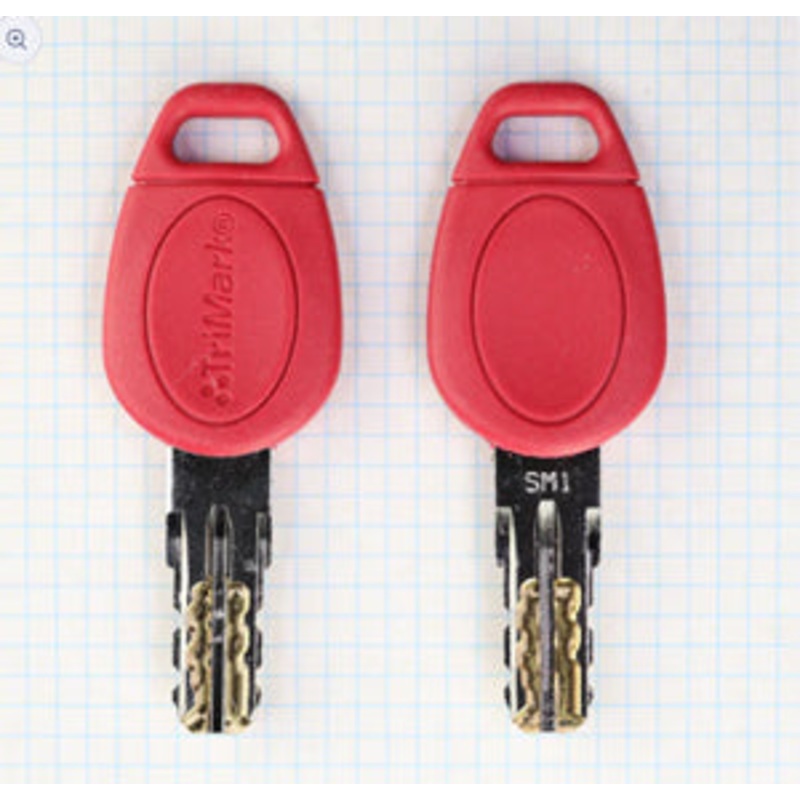 TriMark SM1 Master Key HIgh Security Trimark Locks Codes 6000-6174 Sold 1 Each
