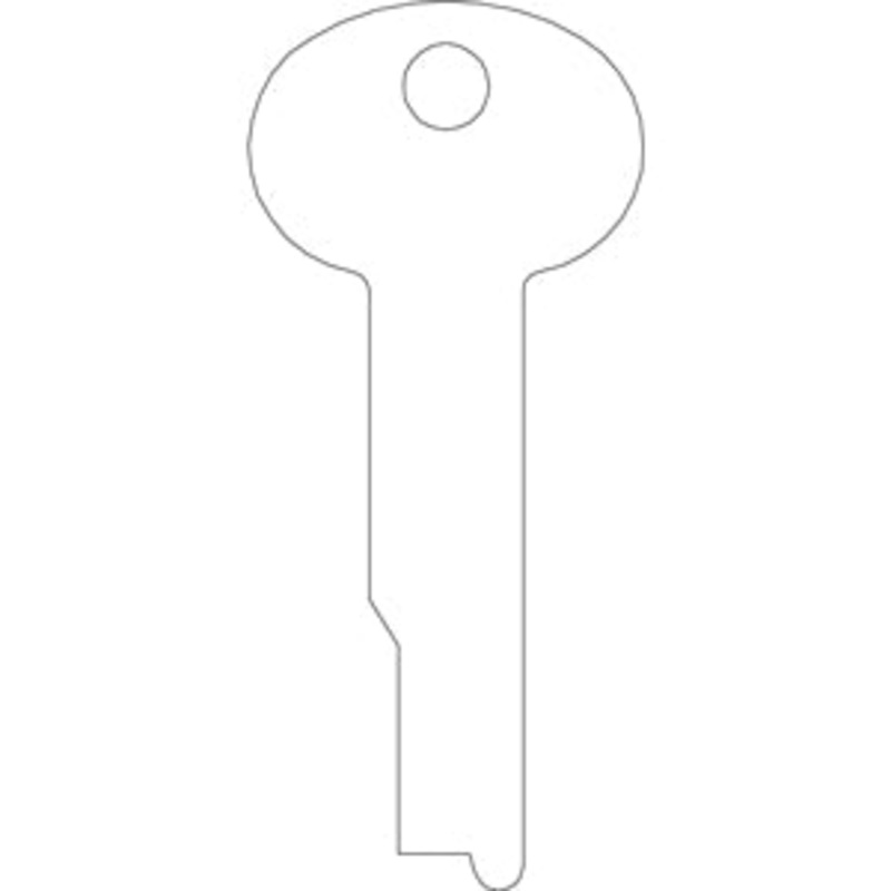1063B Bag of 10 Flat Steel Keys fits some S&G Locks