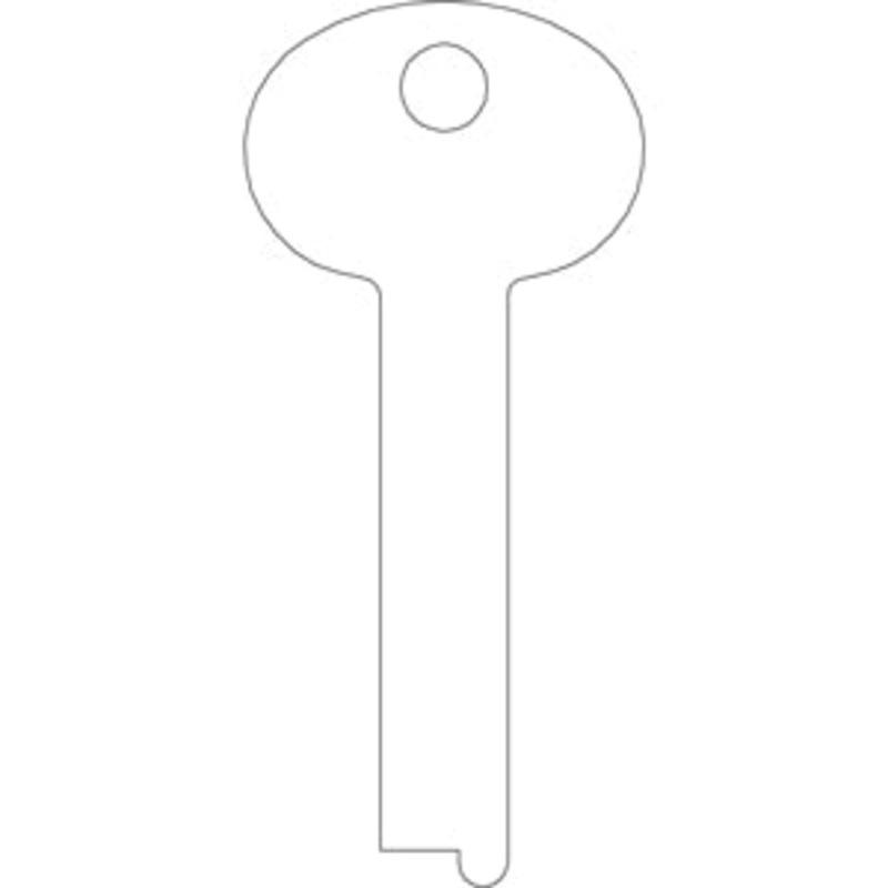 1063E Bag of 10 Flat Steel Keys fits some S&G Locks
