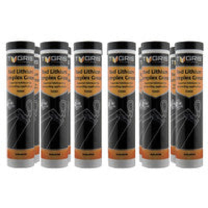 Tygris Red Lithium Complex Grease 400gm – 12 Pack