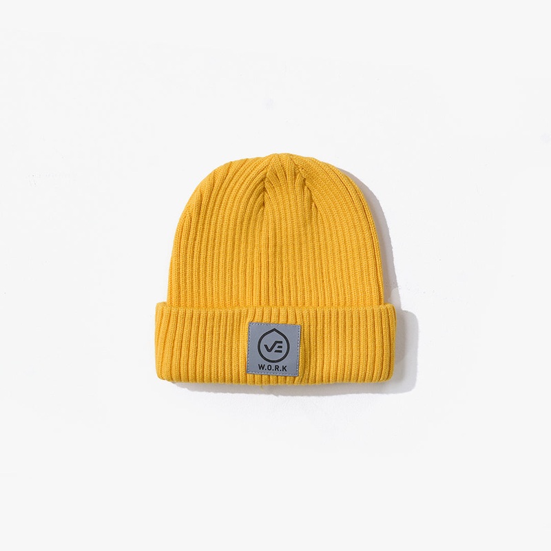 W.O.R.K Beanie Yellow