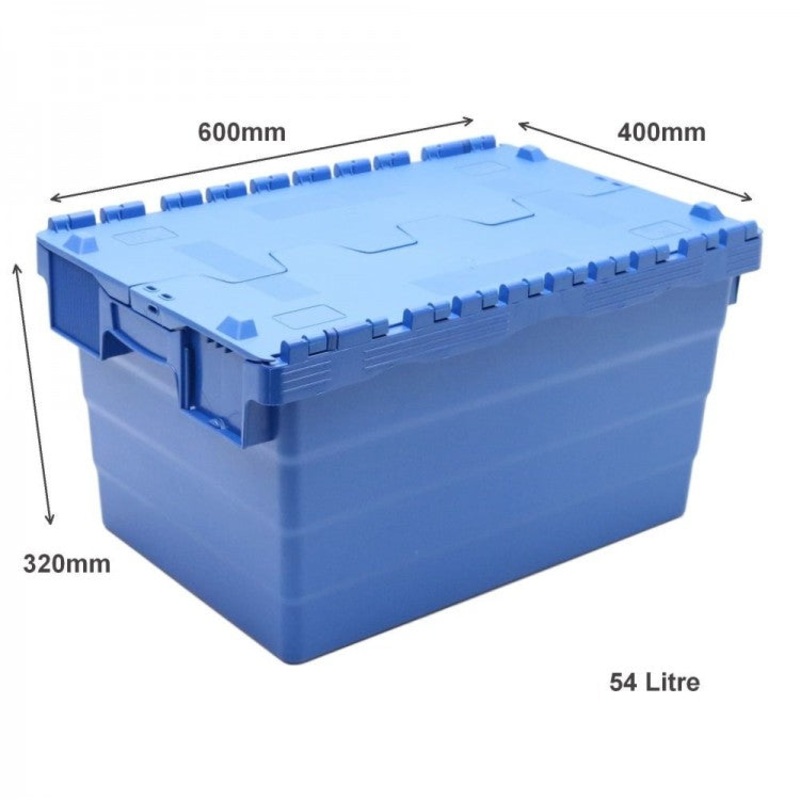54 Litre Blue Tote Box – 600mm x 400mm x 320mm – SPKM320